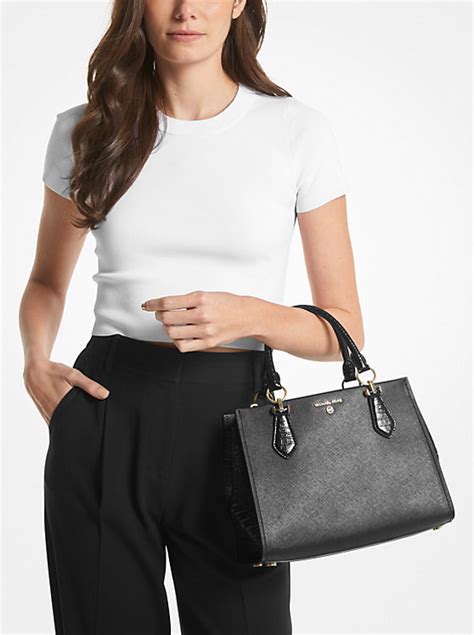 michael kors whitney satchel medium|michael kors marilyn medium.